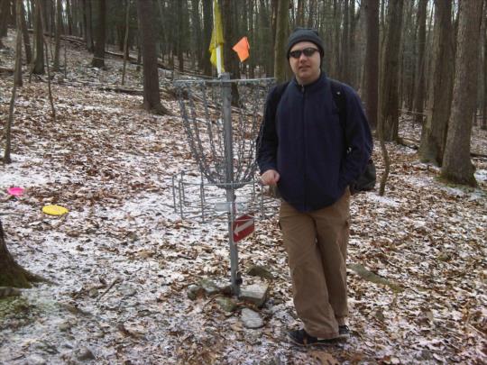 Tyler Disc Golfing